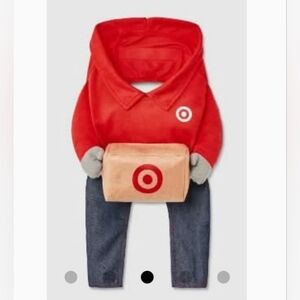 Target Team Member Jeans Dog Cat  Frontal Costume XS Dress Up